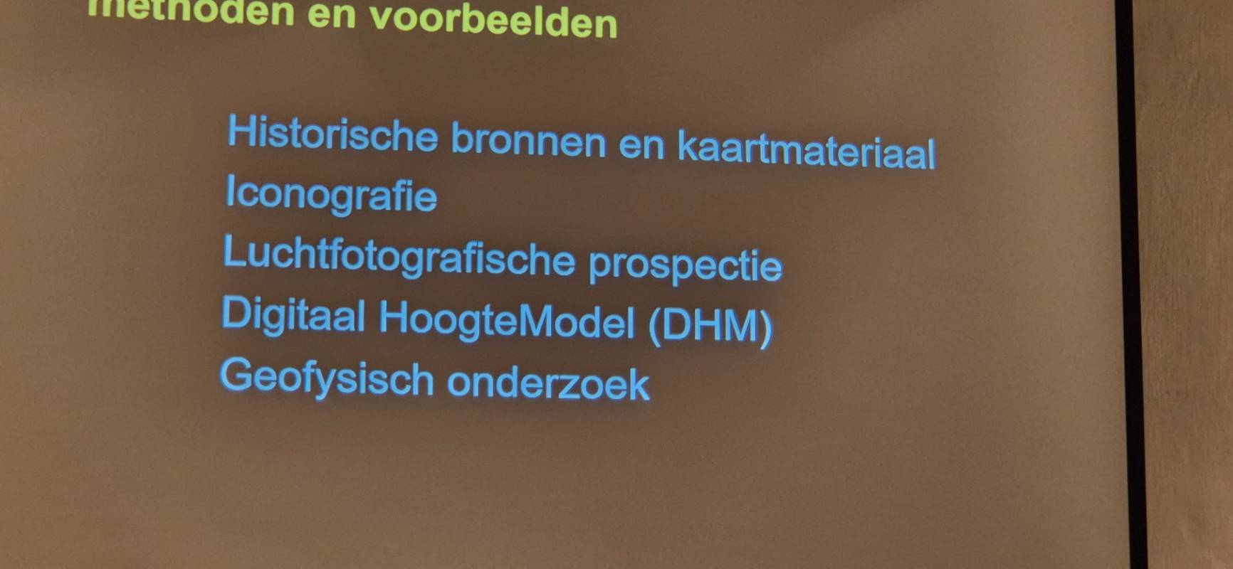 Lezing Sporen in de grond (3) - Heemkring Ter Ham Steenokkerzeel 